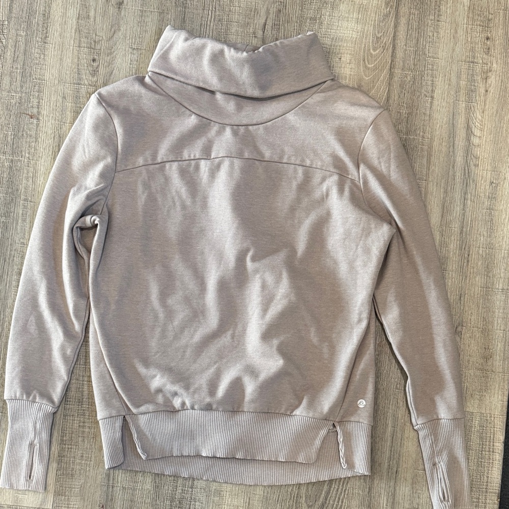 Apana Women's Cowl Neck Sweater in Taupe